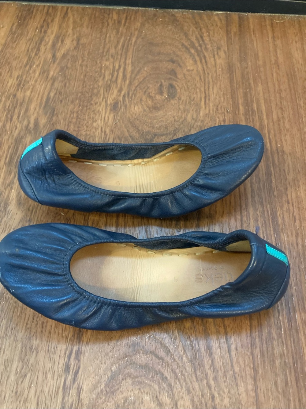 Tieks California Navy Flat - Picture 3 of 9